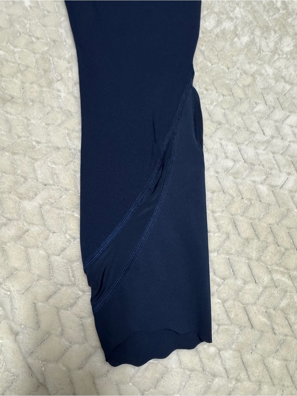 Lululemon Wunder Under Scalloped Hem
High-Rise Crop 23" *Luxtreme 
‼️Blue Navy‼️ - Picture 4 of 8